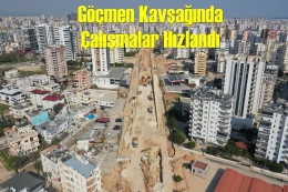 Büyükşehir Göçmen Katlı Kavşağında Çalışmaları Hızla Sürdürüyor